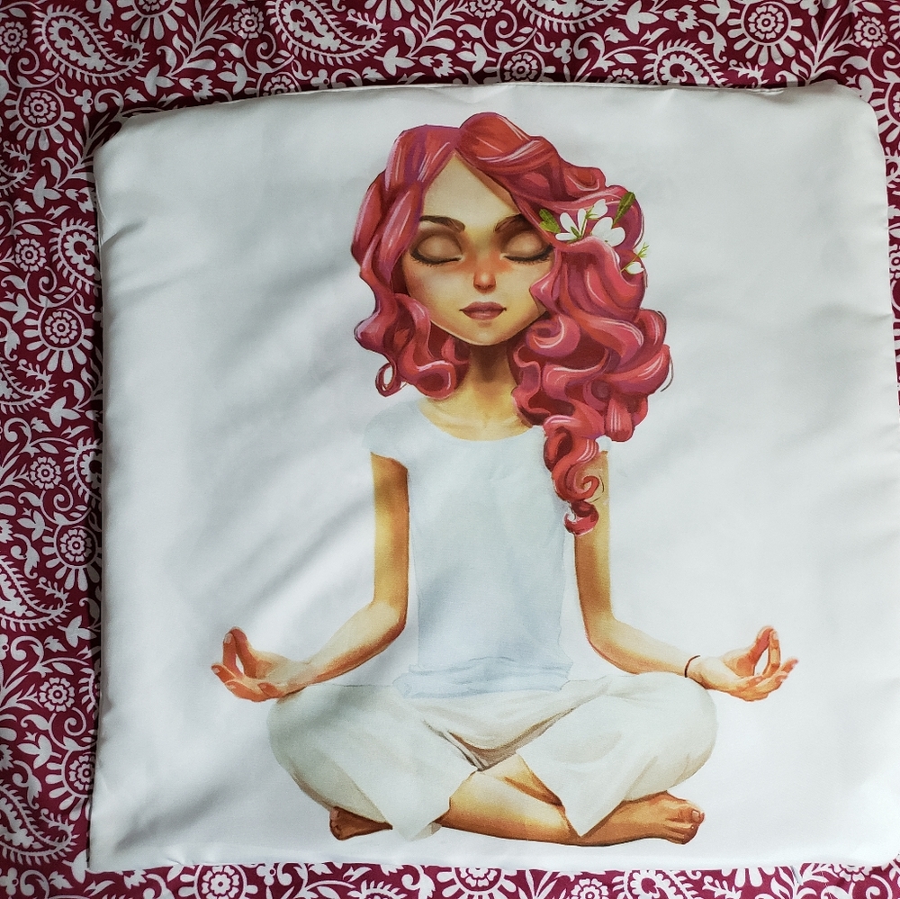 Yoga pillow case
